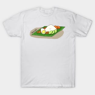 Nasi lemak on banana leaf T-Shirt